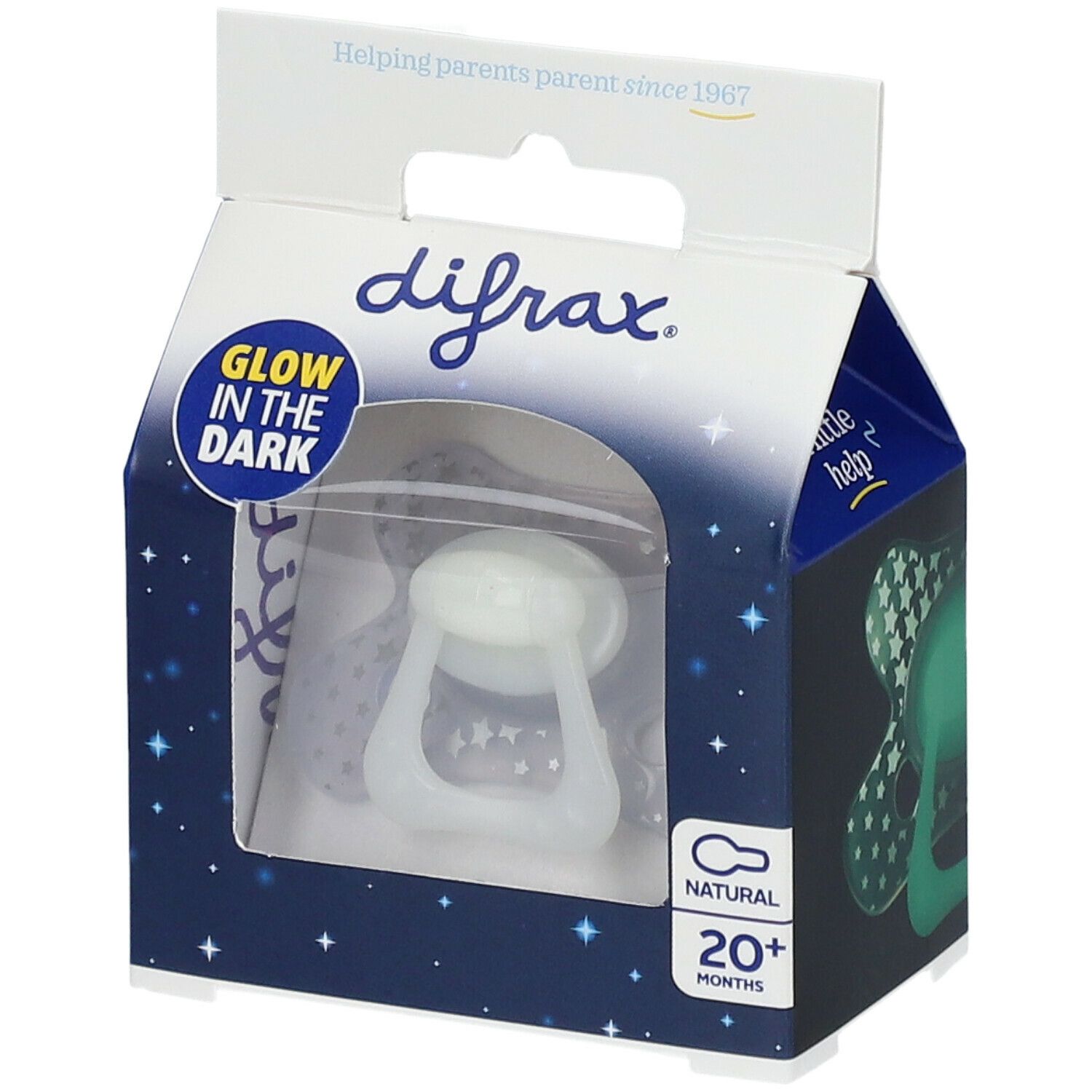 difrax® Schnuller Glow in the Dark 20+ Monate