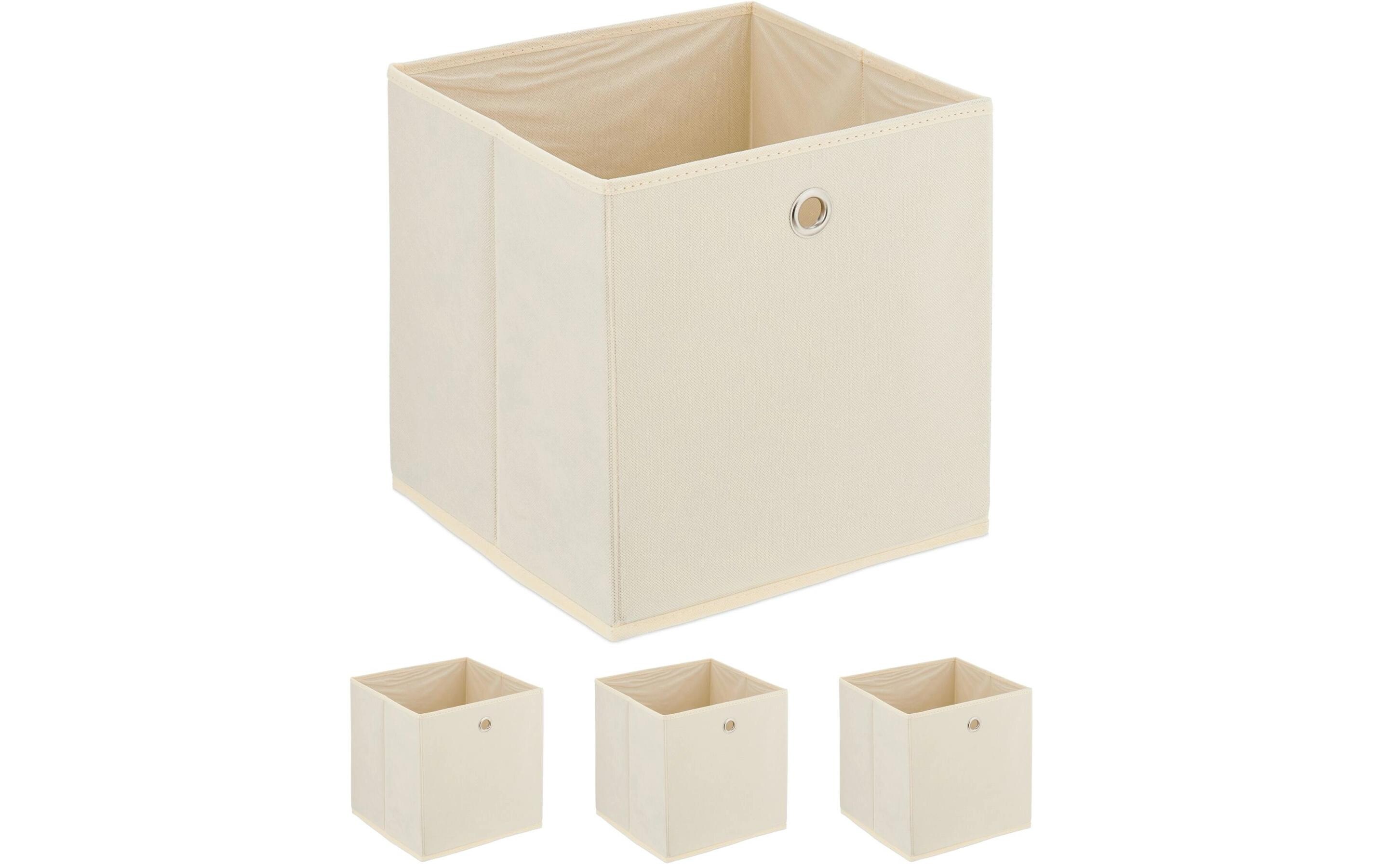 Aufbewahrungsbox 4er Set CremeRegalaufbewahrungsbox für das Kinderzimmer