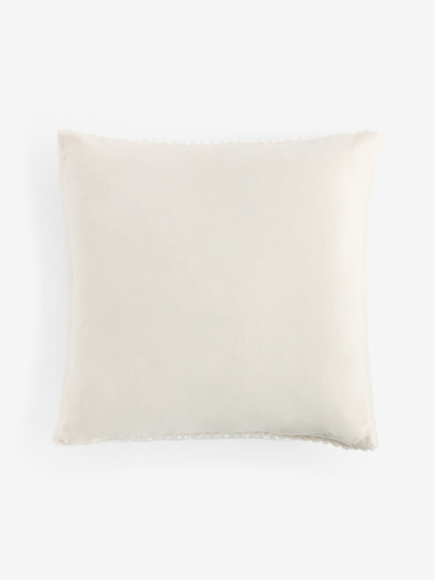 Kussen met gestreepte textuur van fleece