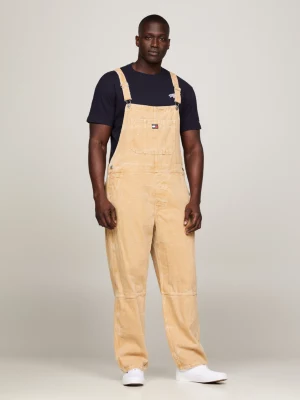 Jardineiras Aiden Baggy em Denim Reciclado Revestido