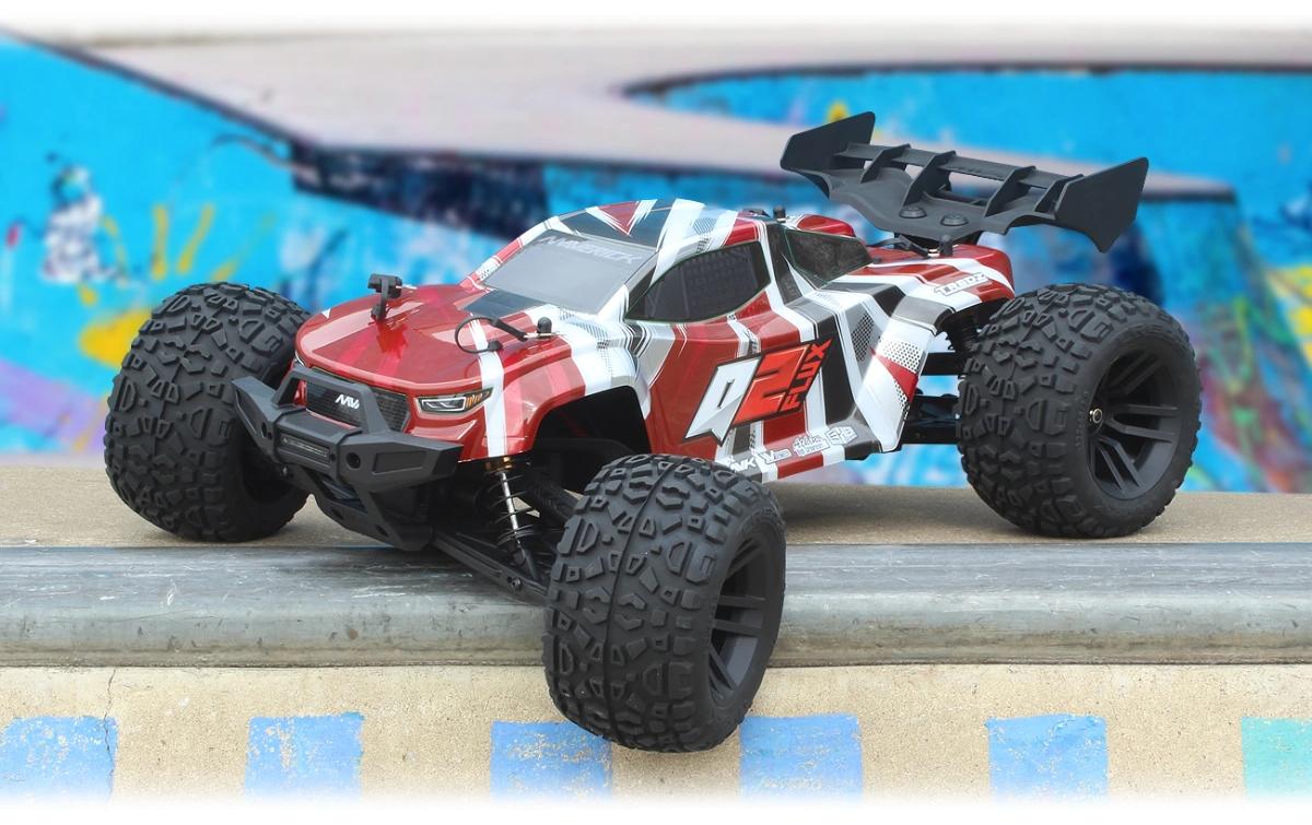 Stadium Truck Quantum2 XT Flux Rot, 1:10<br>Off-Road RC Modell mit Brushless Allradantrieb