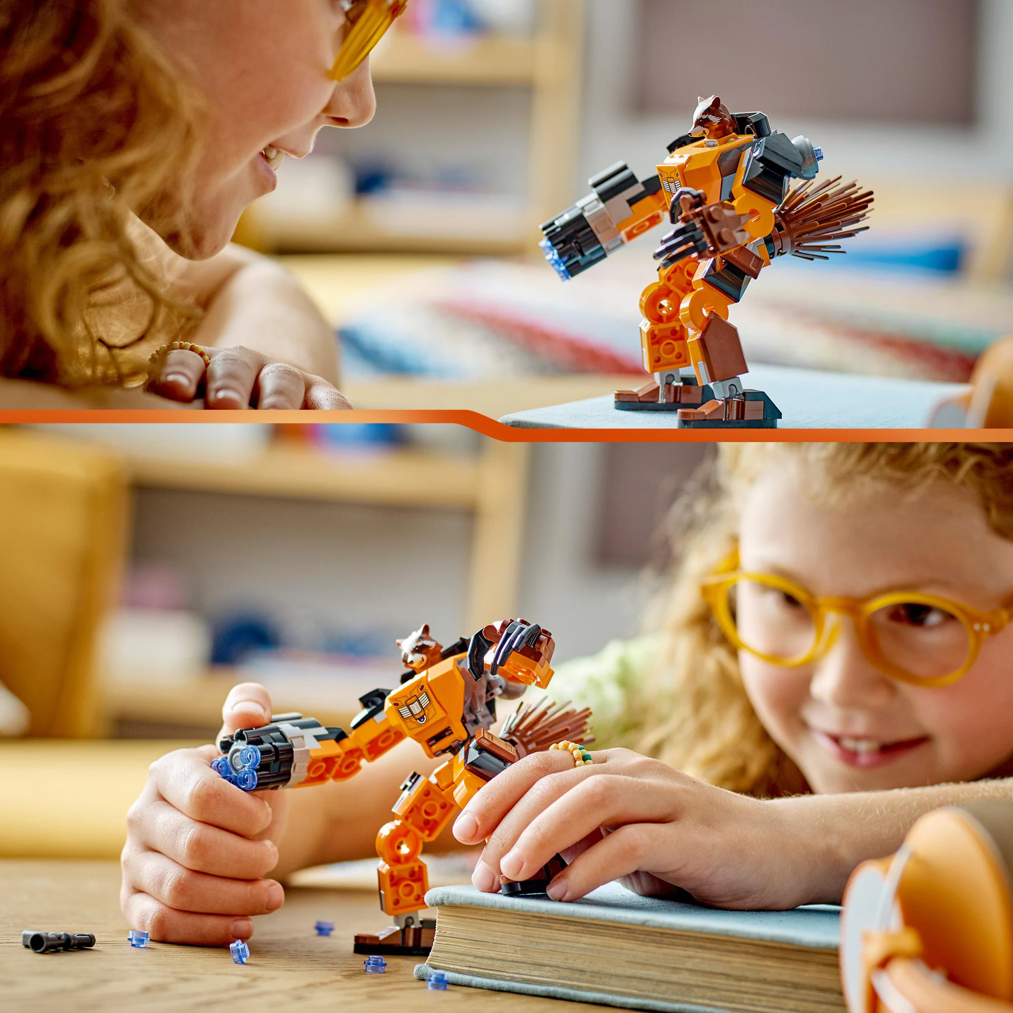 LEGO Konstruktionsspielzeug Marvel Rocket Mech