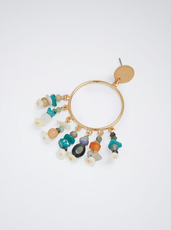 Pendientes Com Pedras - Multicor