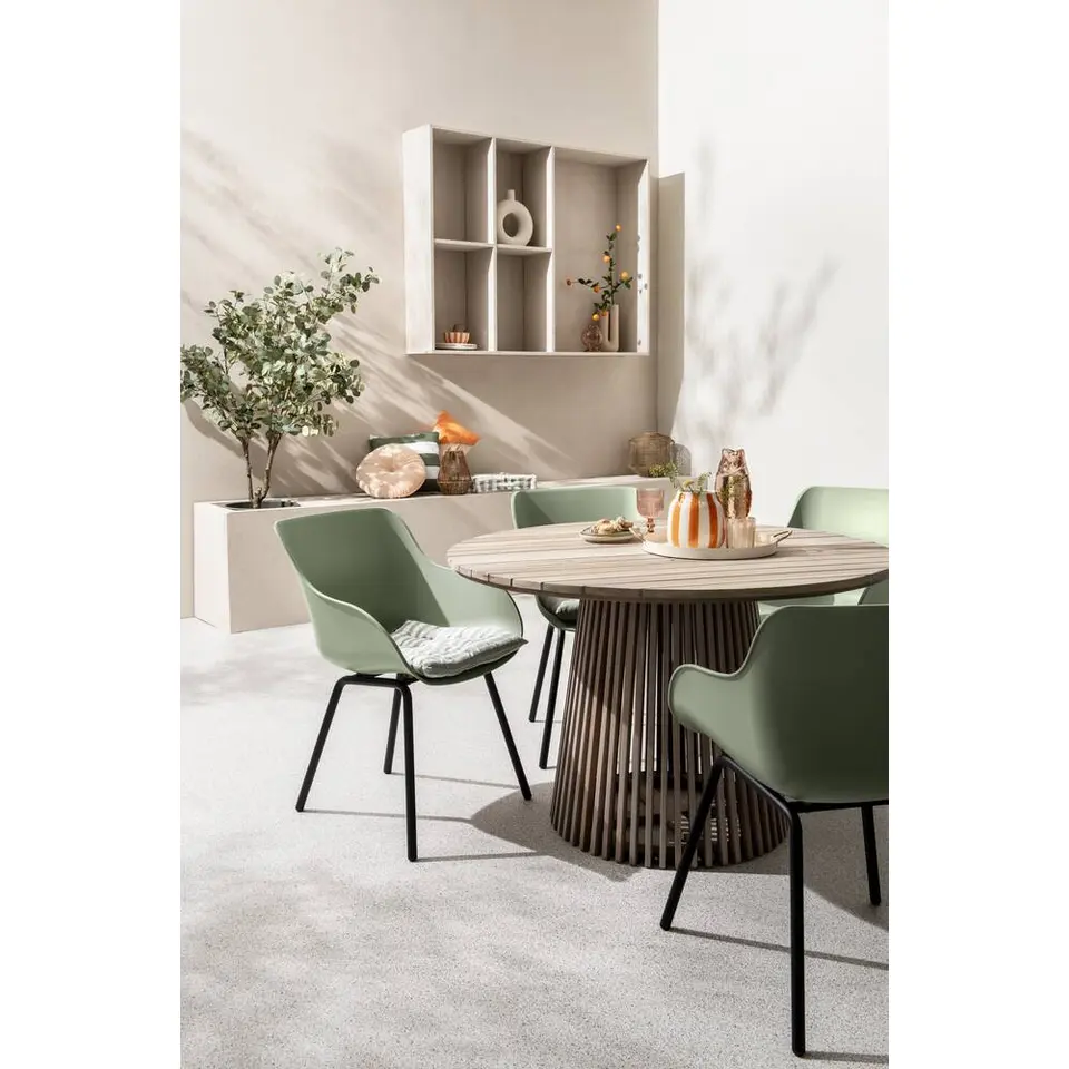 Tuintafel Saône - acacia - 76xØ120 cm
