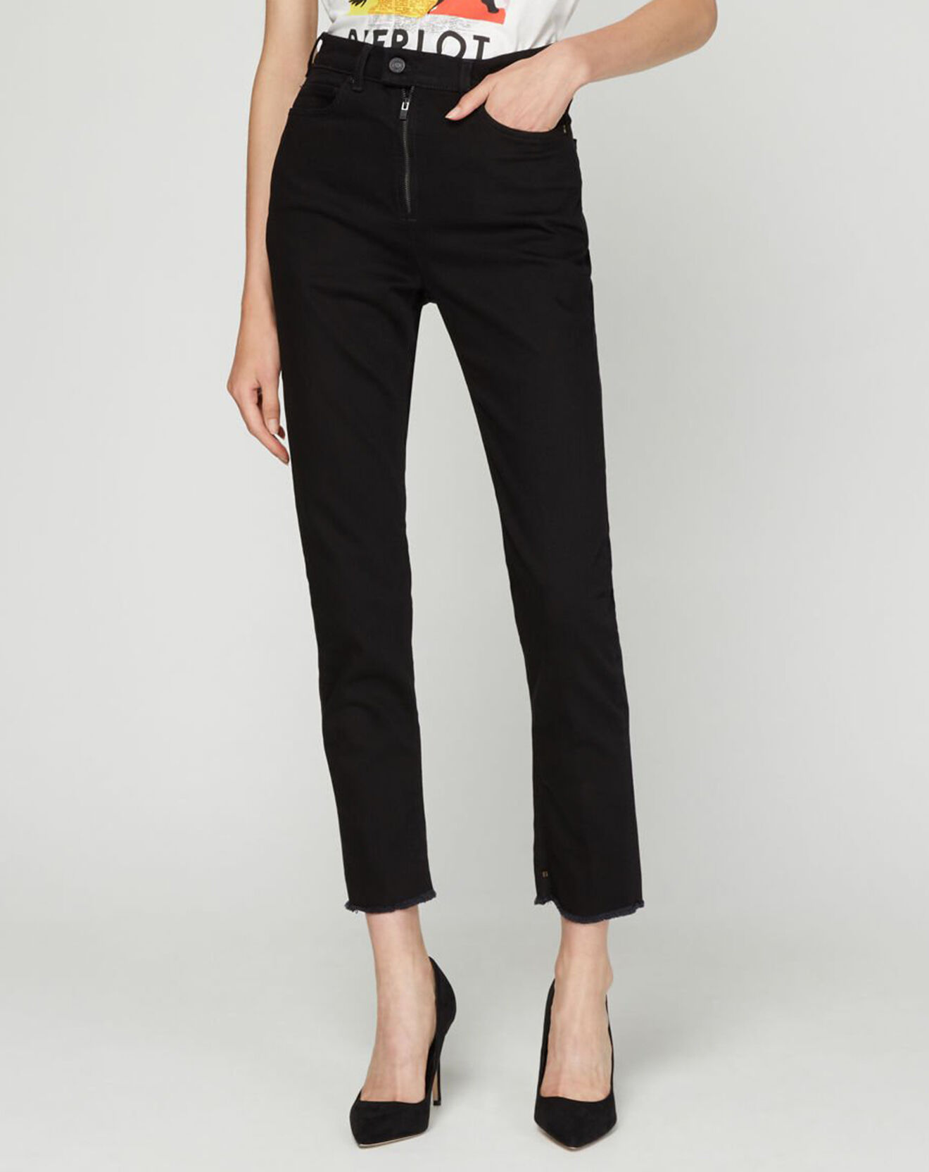 Scotch & Soda Jean High Five bleu foncé