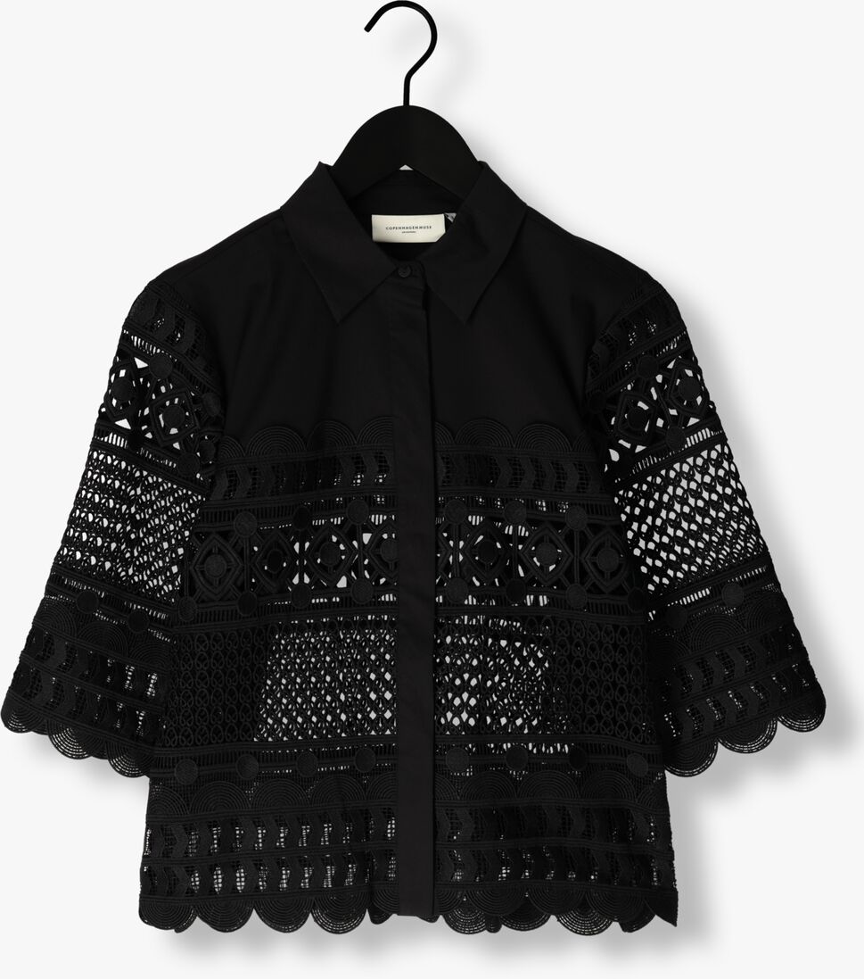 COPENHAGEN MUSE zwarte copenhagen muse blouse cmvitra-shirt