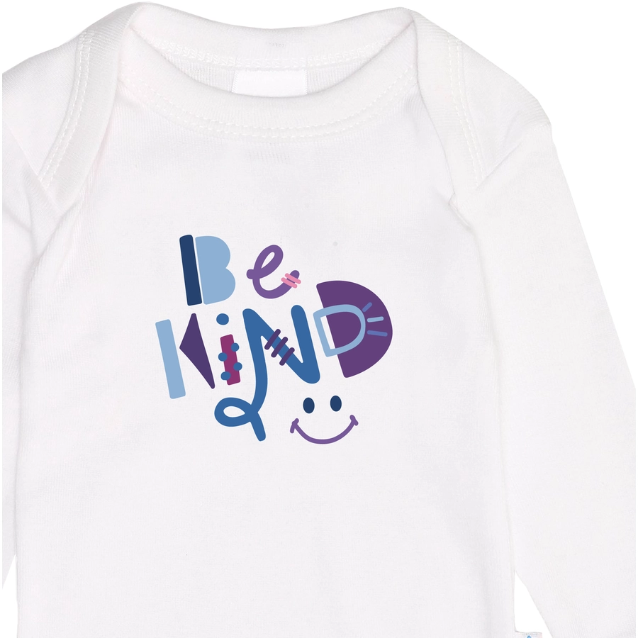 Liliput Baby-Bodies im 2er Set Be kind weiss