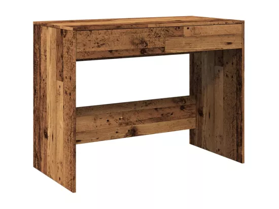 Bureau vieux bois 101x50x76,5 cm bois d'ingénierie