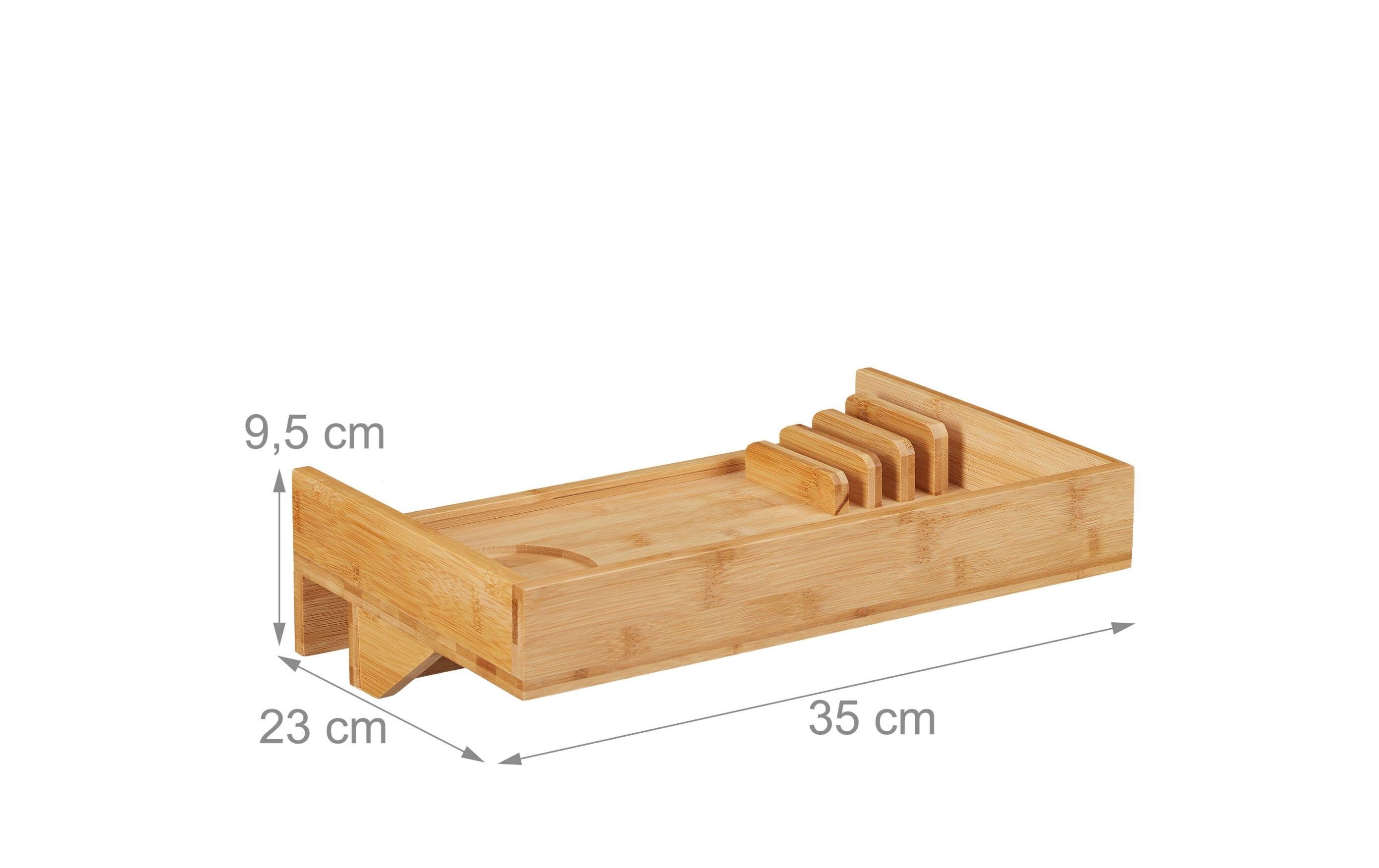 Bettablage mit Halterungen NatureBettregal zum Anklemmen