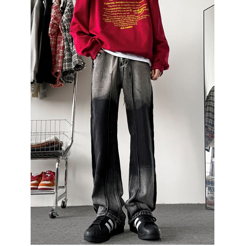Filmas - Mid Rise Gradient Loose Fit Jeans