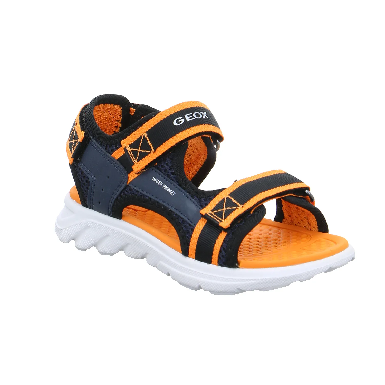 GEOX Kleinkinder-Sandale Dunkelblau Lederimitat  Sommerschuh
