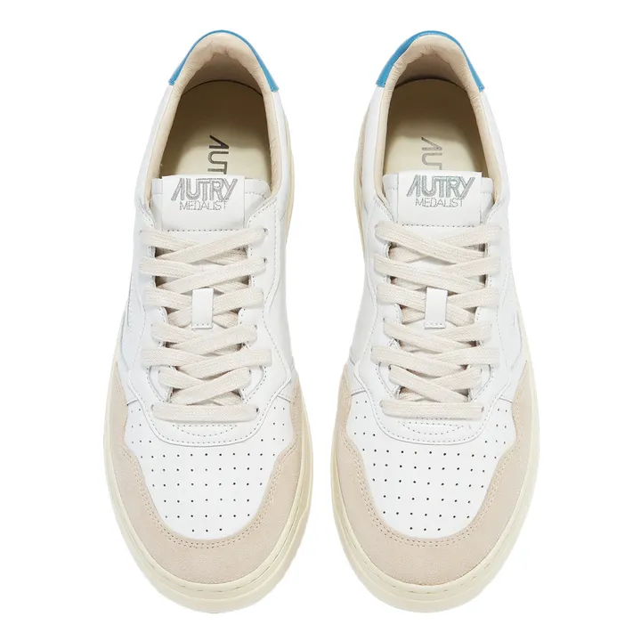 Autry Baskets Medalist Low Cuir/Suede | Bleu