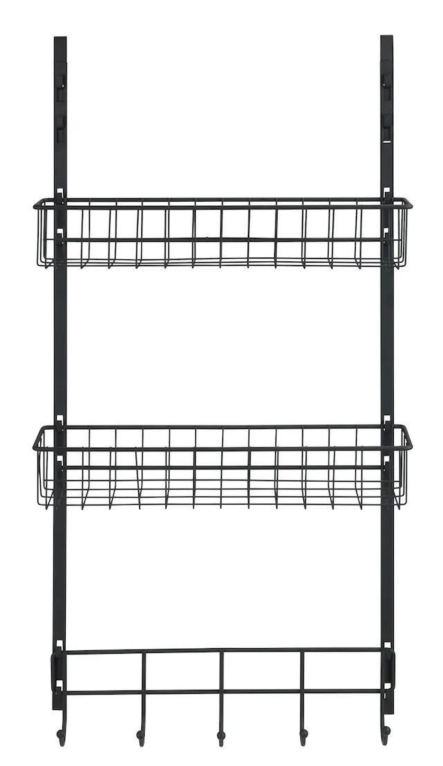 WENKO Türregal zum Einhängen für Bad & Küche, zusätzlicher Stauraum, Industrial Style