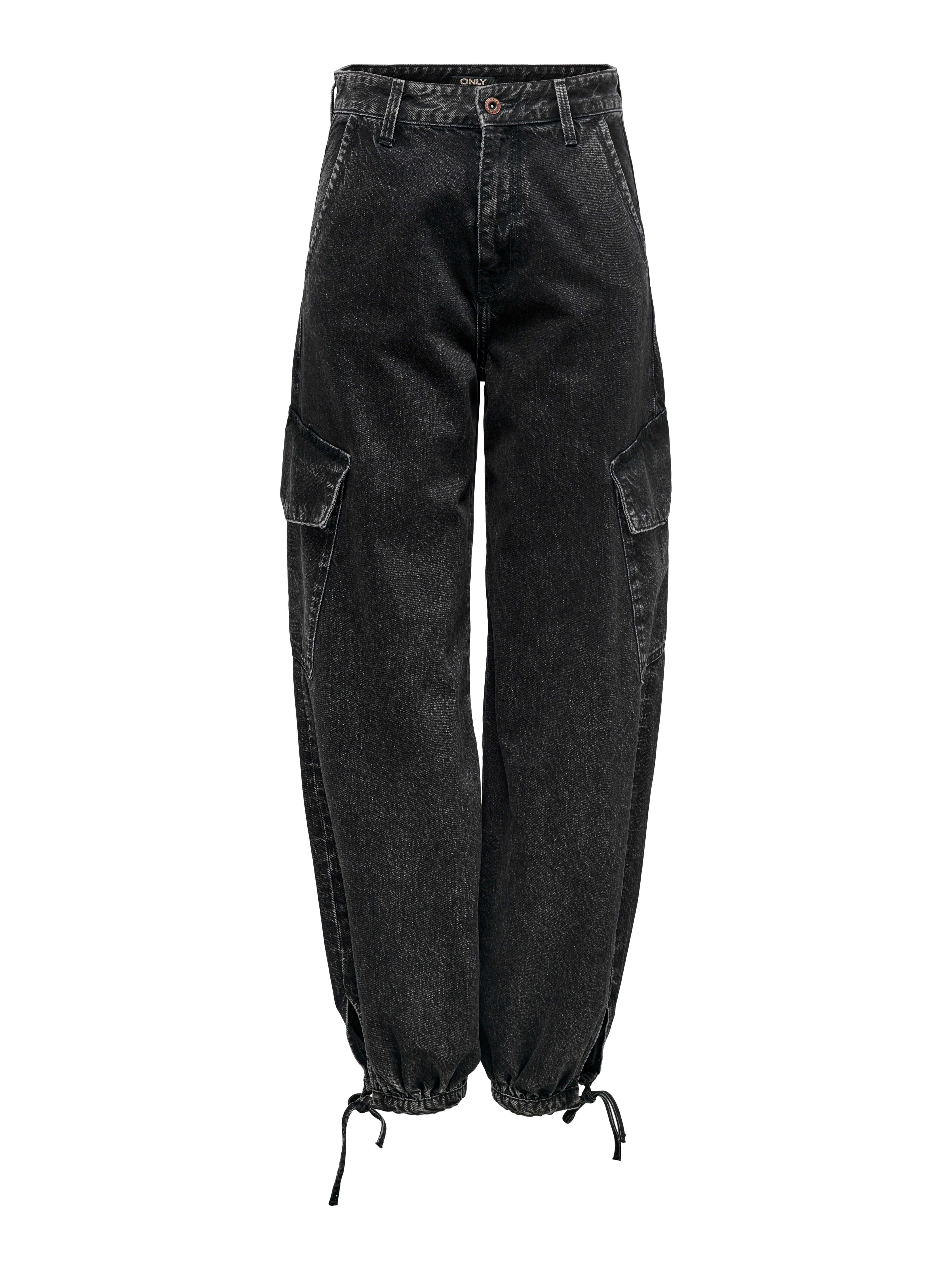 ONLPERNILLE Hohe Taille Jogger Fit Jeans Black Denim