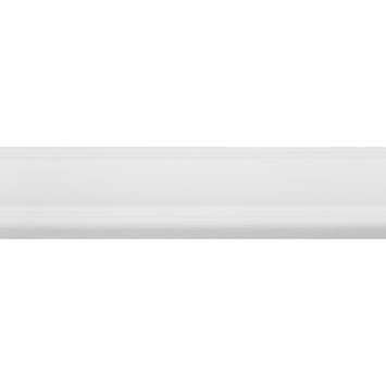 Decorlijst grenen wit gegrond 8x57mm 270cm