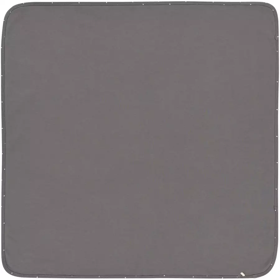 LÄSSIG Babydecke Spots anthracite 80 x 80 cm