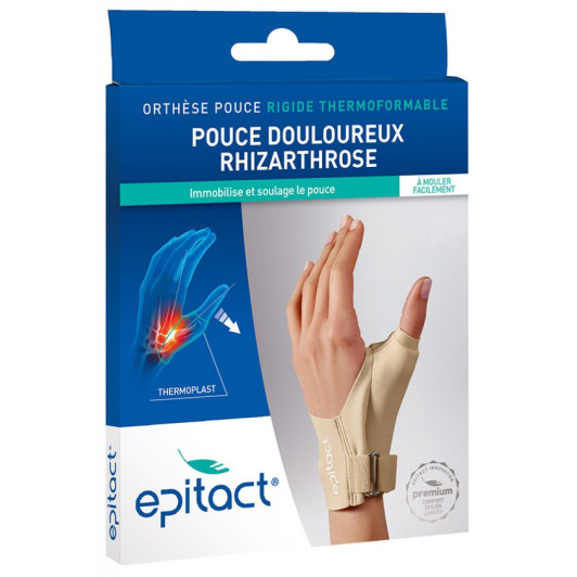 Orthèse de pouce rigide thermoformable Epitact
