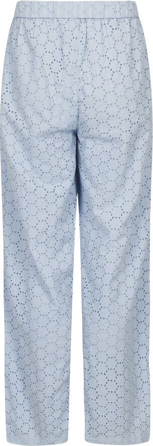 Neo Noir Claira Broiderie Pants Light blue