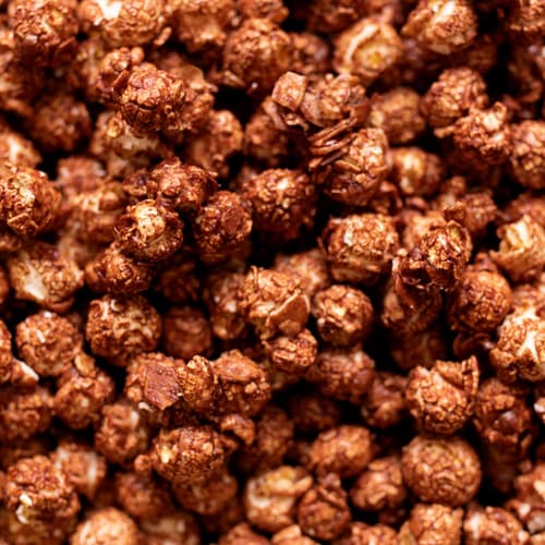 Knalle Popcorn Dunkle Schokolade geröstete Mandel