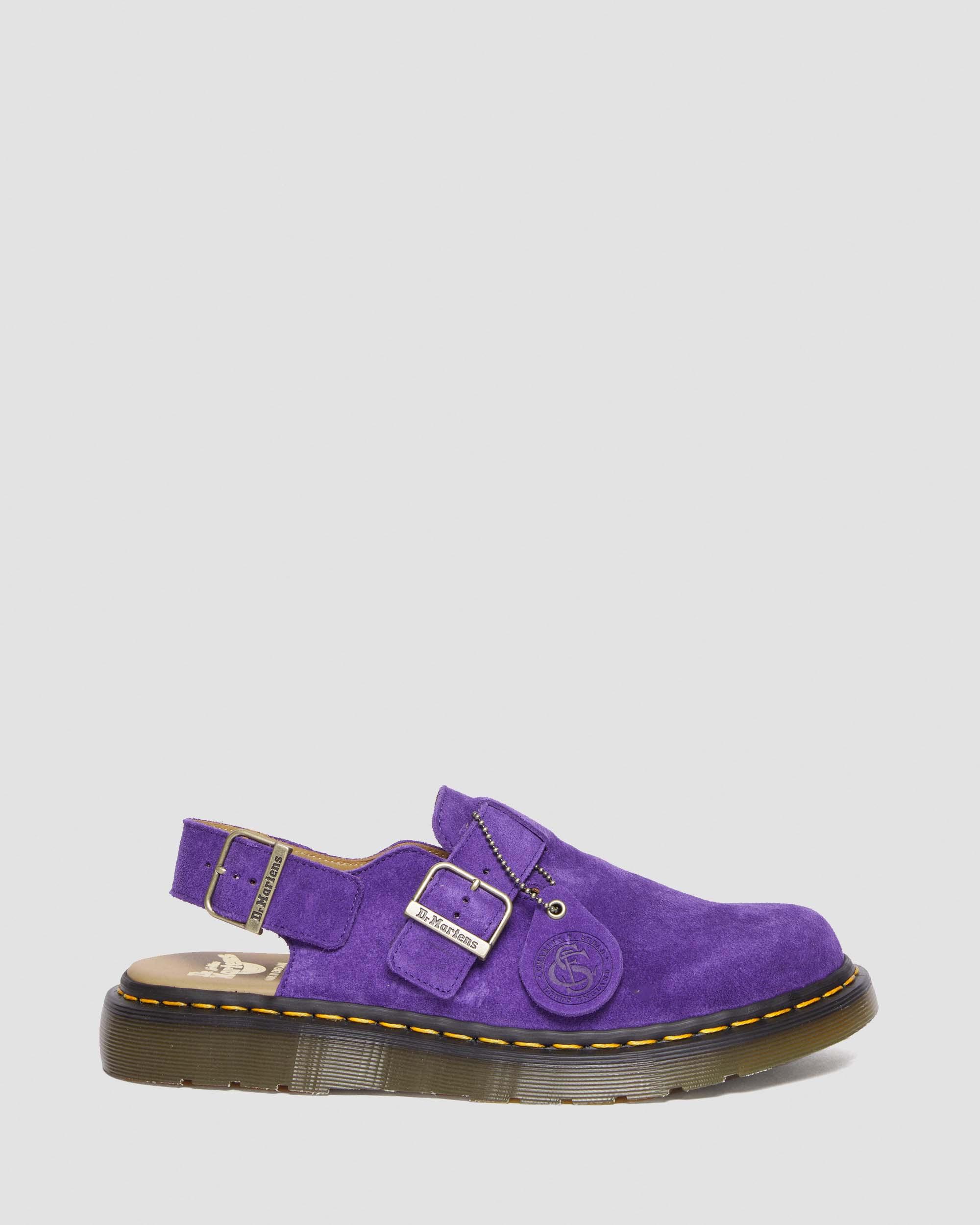 Jorge Made in England Suede Slingback Mules