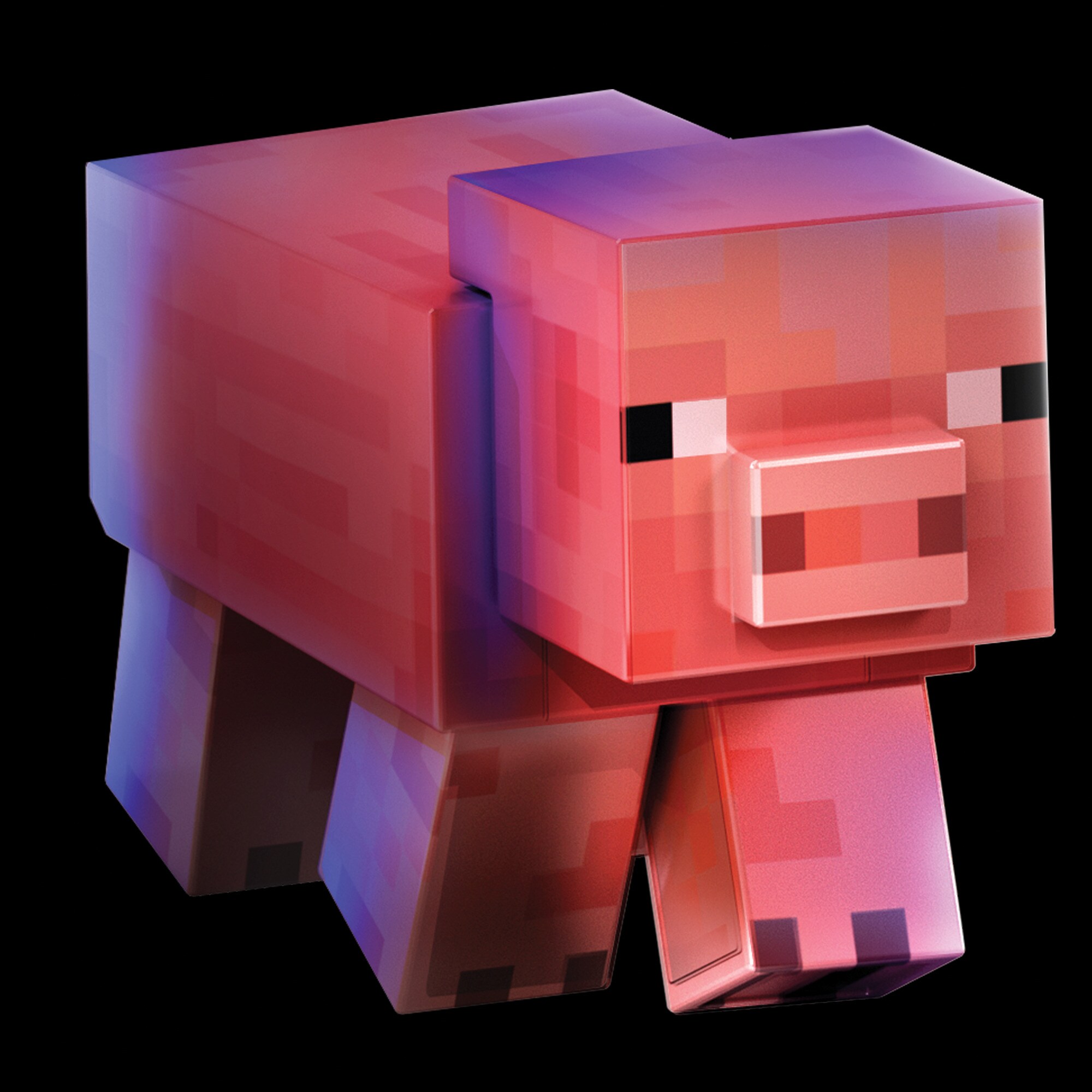 Mattel Spielfigur Minecraft Diamond Level Schwein