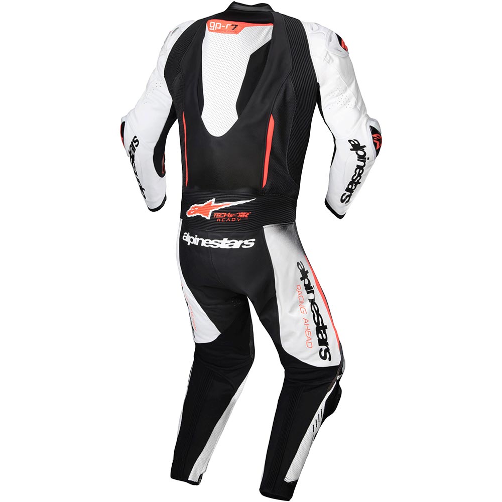 Alpinestars - Combinaison GP-R7 - 1 pièce Blanc / Noir / Rouge fluo