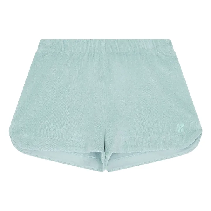 Hundred Pieces Short en éponge Bio | Vert d'eau