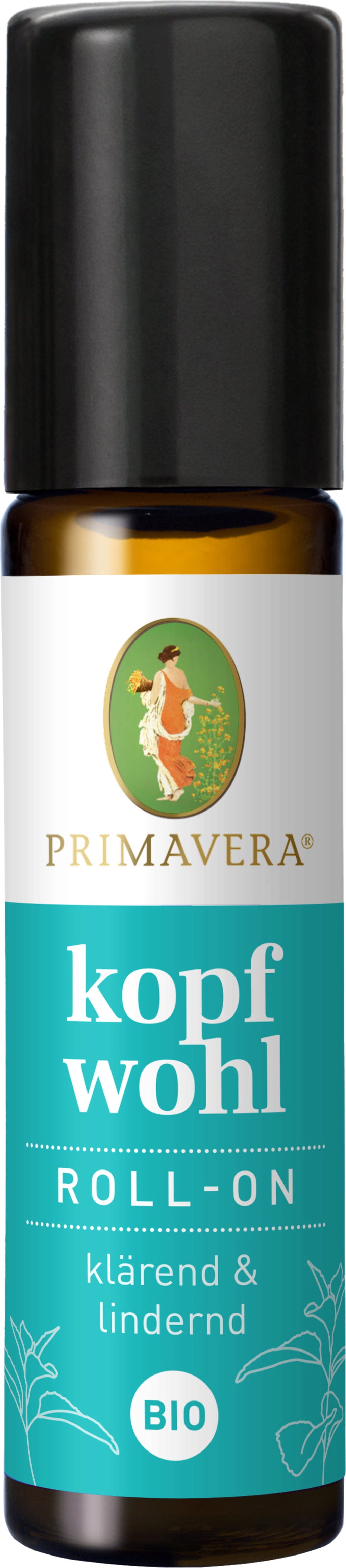 PRIMAVERA  Kopfwohl Roll-On bio, 10 ml