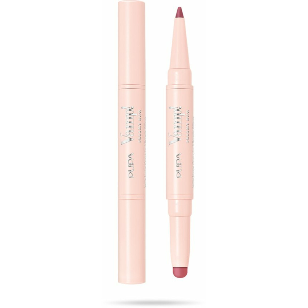 PUPA Milano Vamp! Creamy Duo Lip Pencil & Shiny Lipstick 008 Vintage Rose0,8 gr