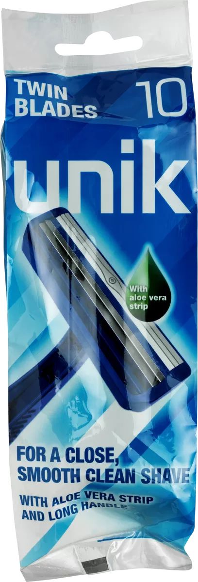 Unik Twin Disposable Razor Men - 10 stk.