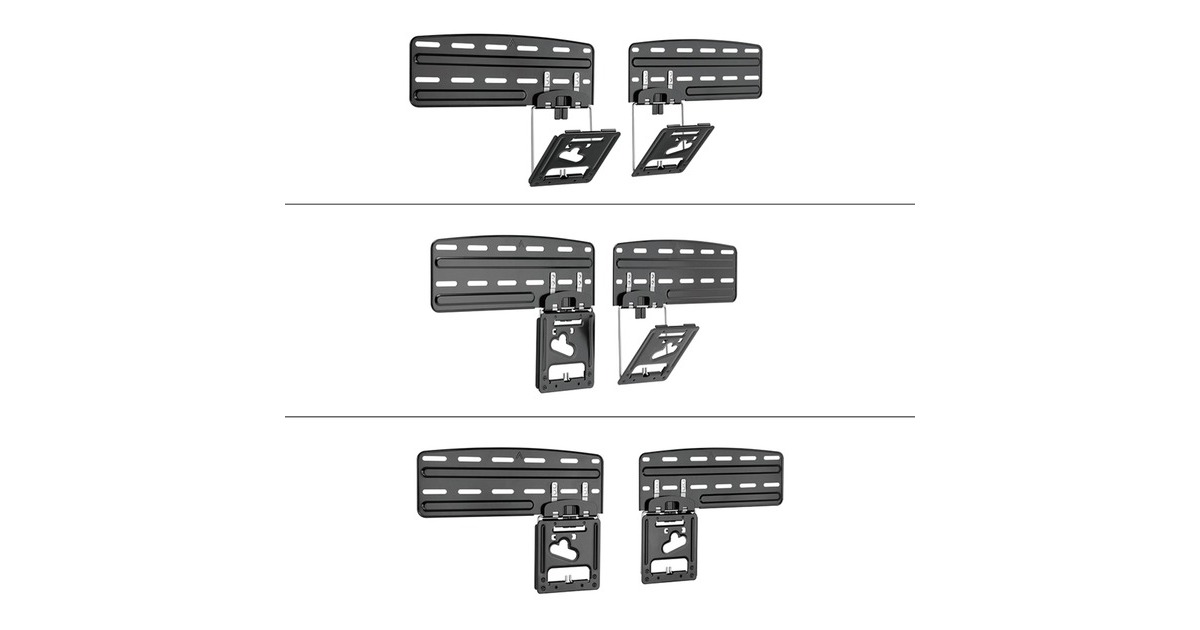 NeomountsWL30-265BL1 ultra-vlakke tv muurbeugel bevestiging