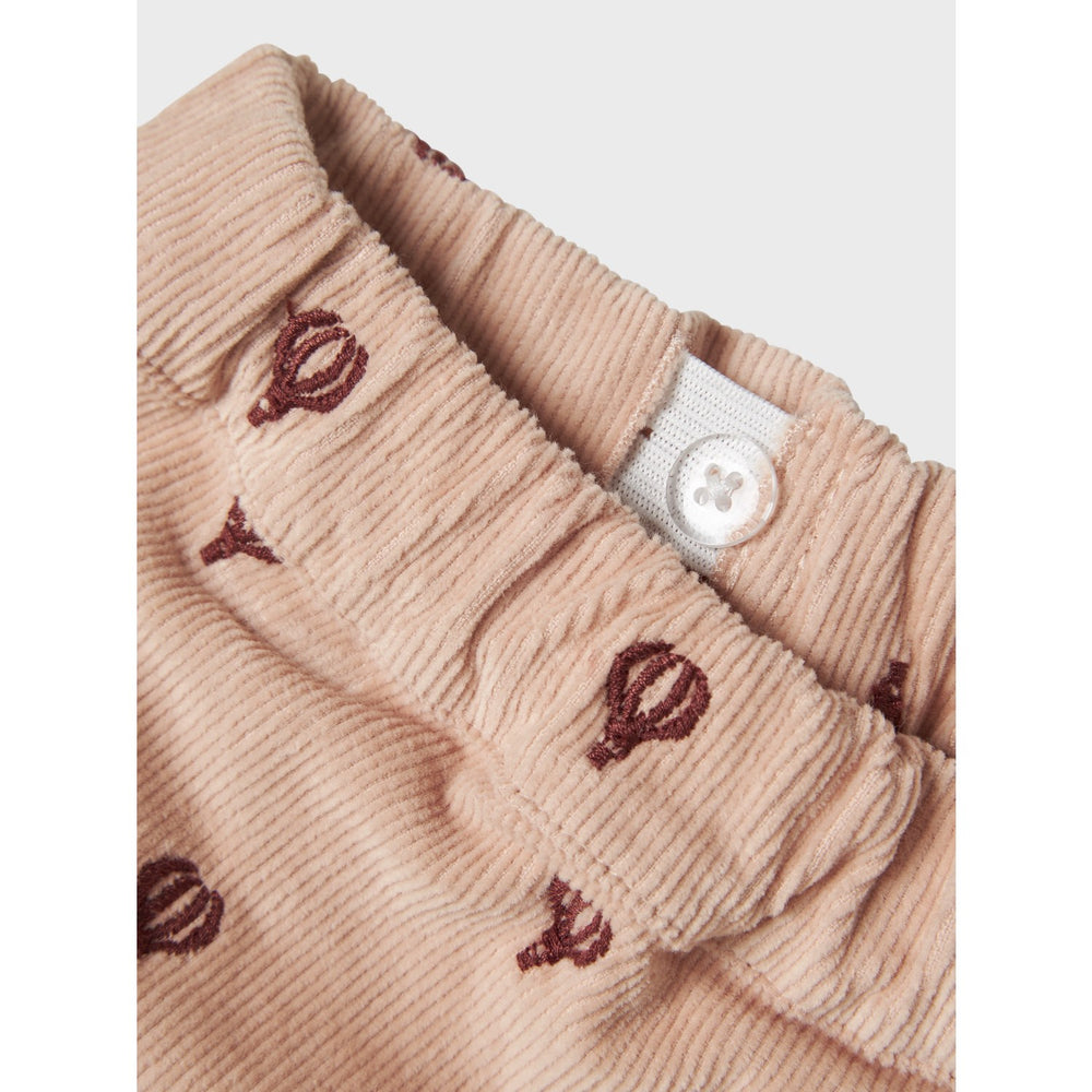Køb Lil'Atelier Cameo Rose Emb Nmfnelly Cord Straight Bukser 4945-Hc Lil