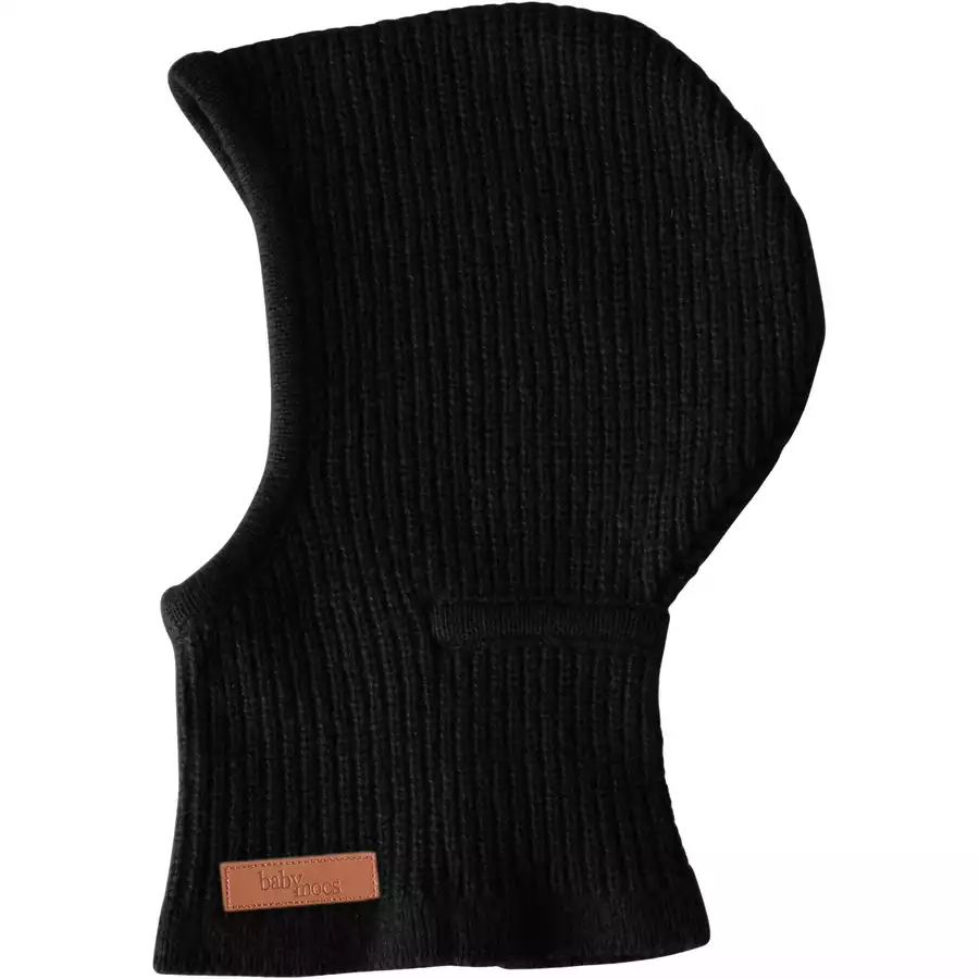 BabyMocs Mütze Vegan schwarz