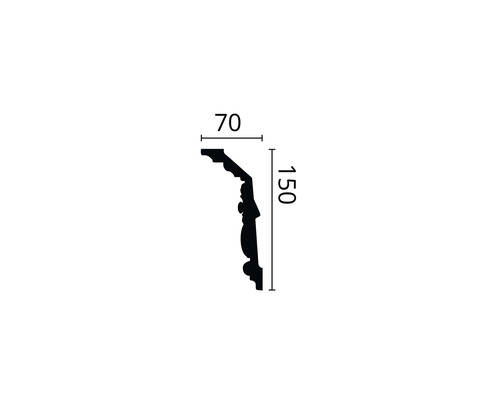 Plafondlijst F18 1 st. 2 m x 70 x 150 mm