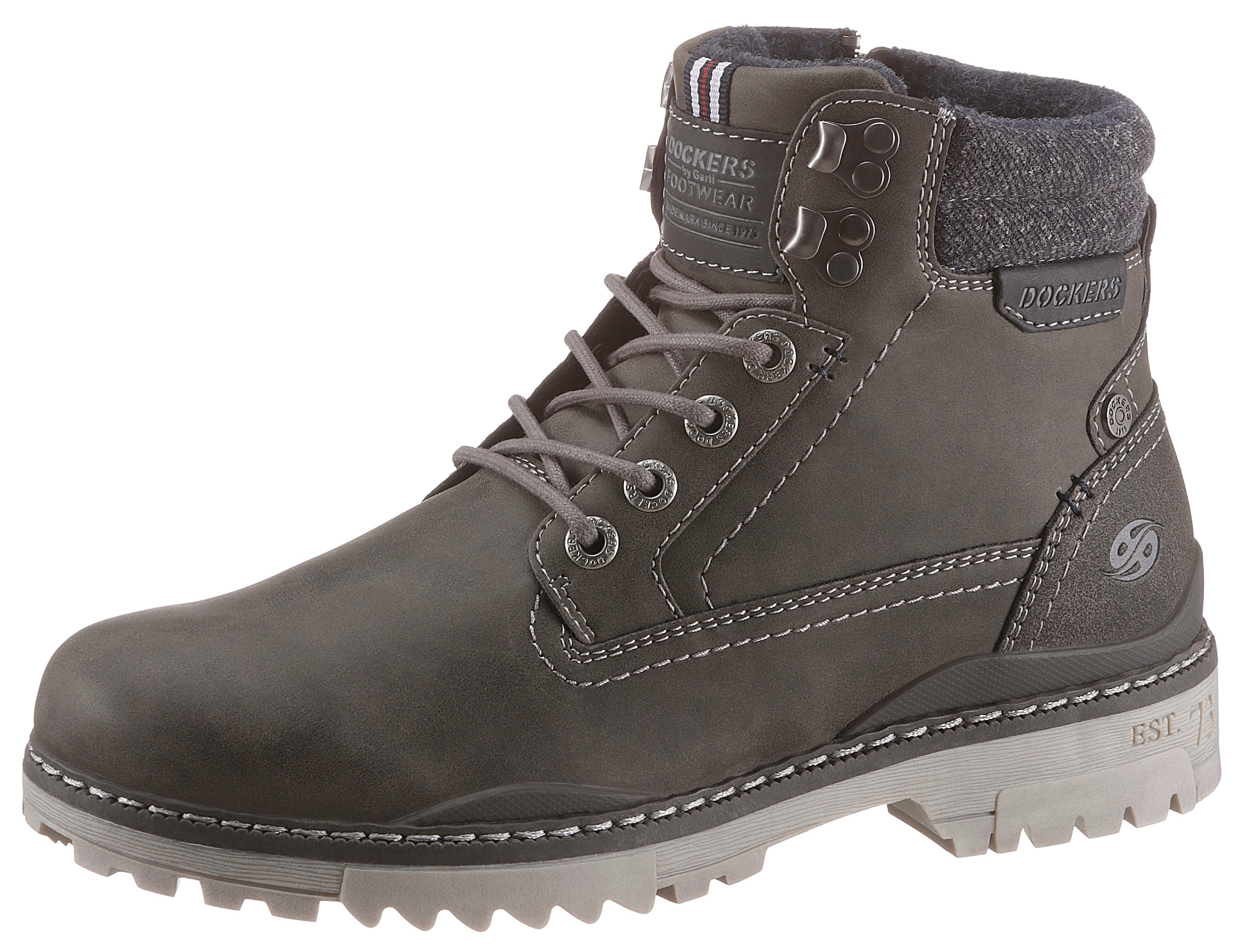 Dockers by Gerli Schnürboots  Winterboots, Workerboots mit Profilsohle