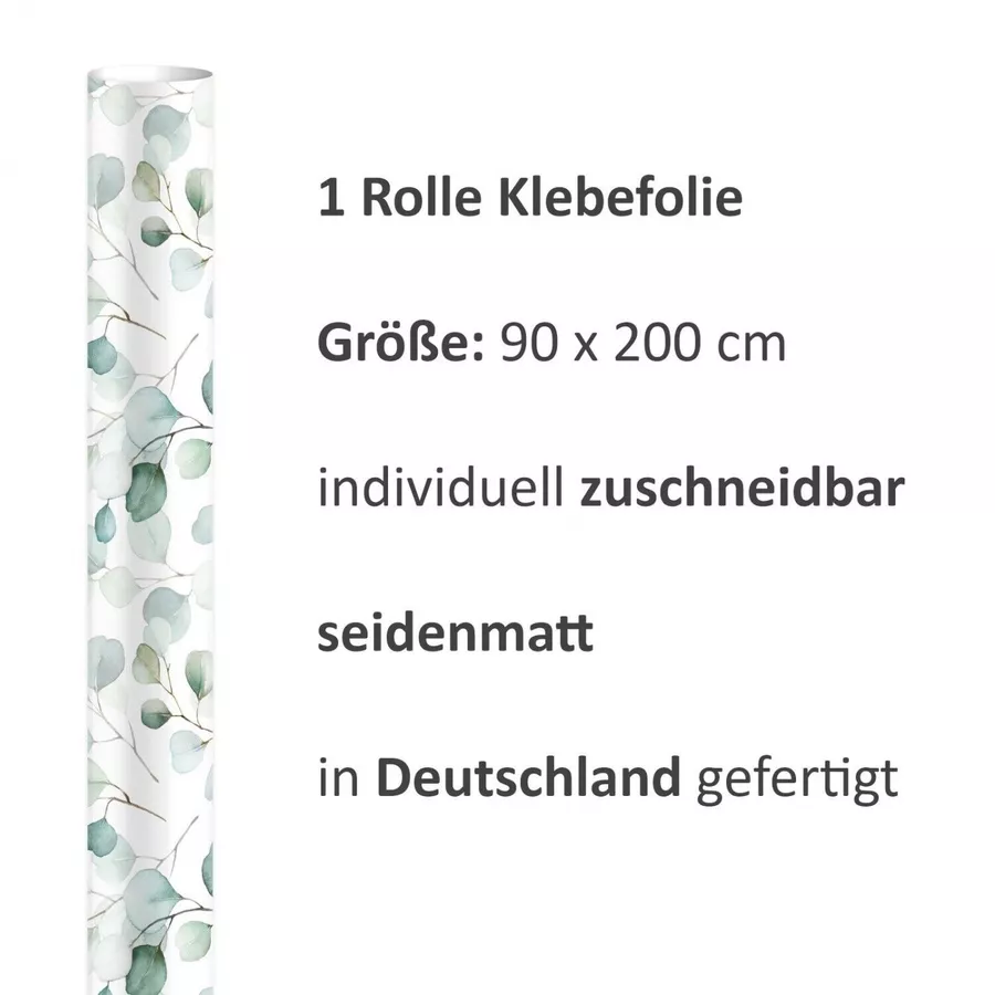 Nikima Klebefolie KF-02 selbstklebende Folie – Floral Klebefolie bunt