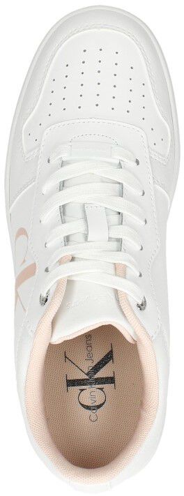 Calvin Klein Cupsole Laceup Basket Low LTH wit
