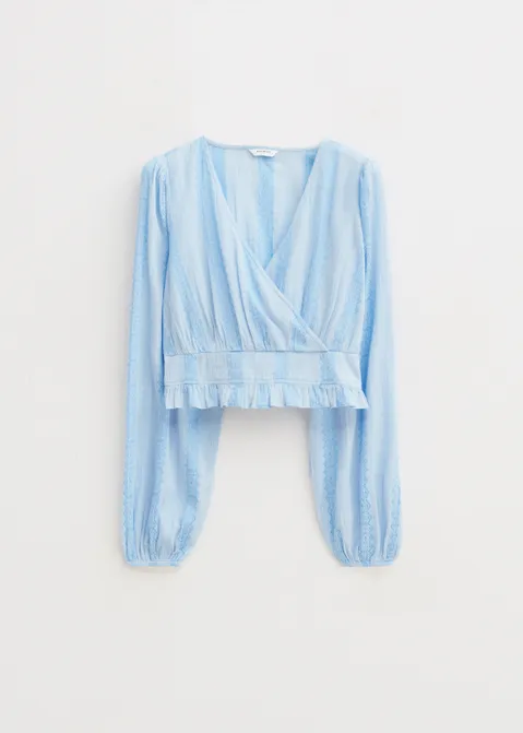 Top met lange mouwen blauw (BLW.L)