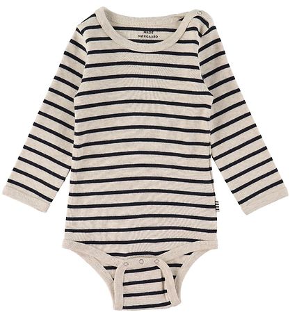 Mads N?rgaard Body l/æ - Navy/Nature Melange