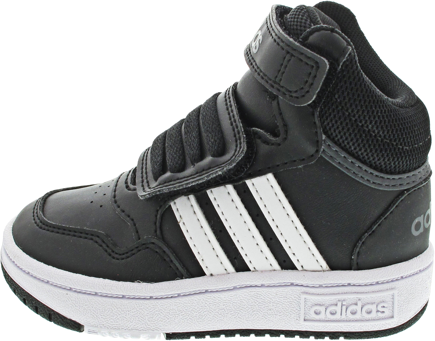 adidas Hoops Mid 3.0 AC I Lauflernschuh Klett schwarz