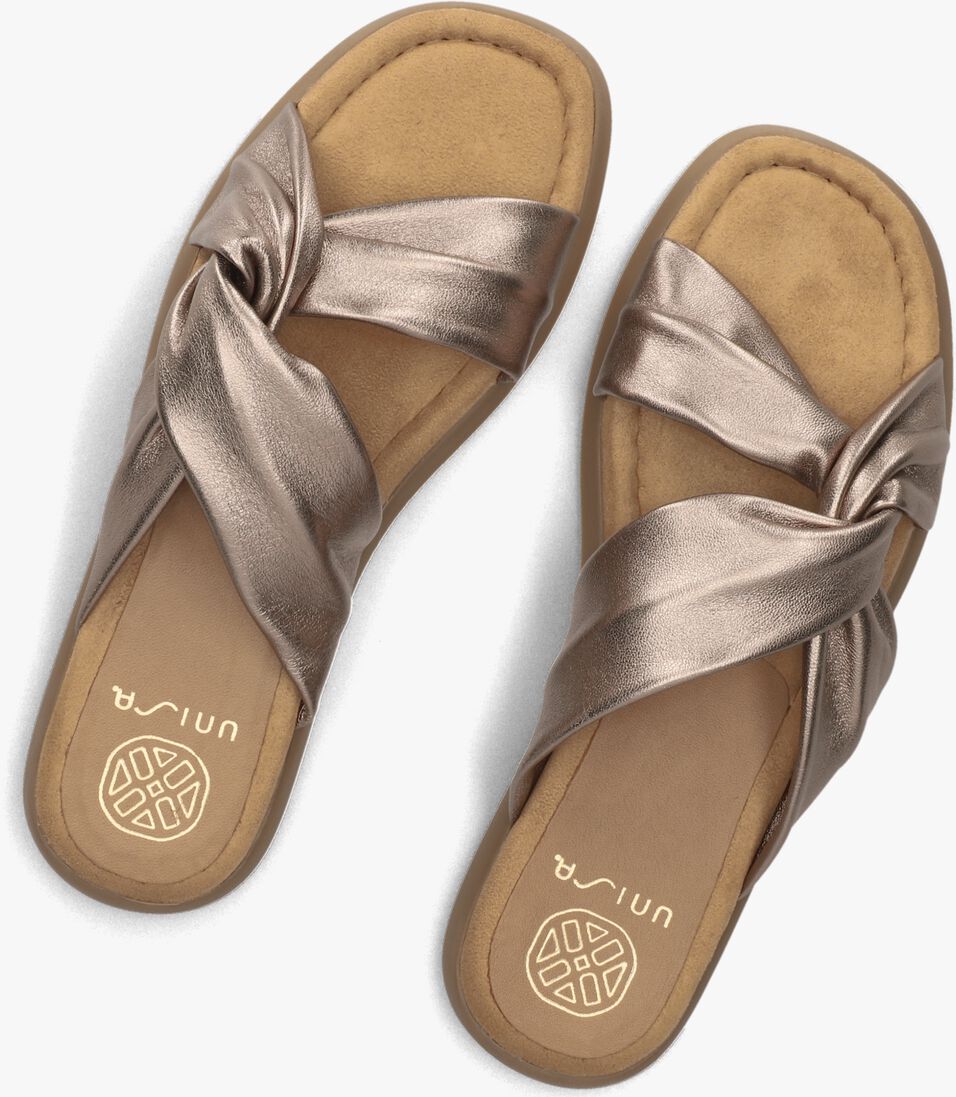 bronskleurig unisa slippers camby