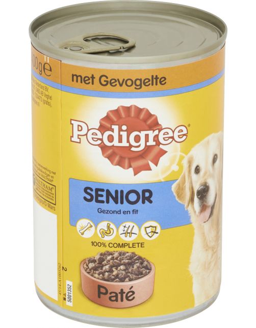 Pedigree Blik Senior - Hondenvoer - Kip 400 g