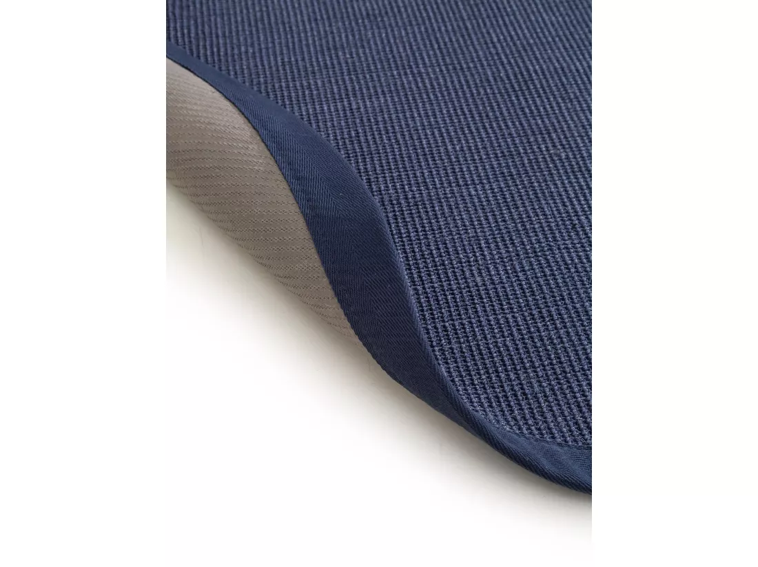 Tapis sisal Sana Bleu ø 250 cm rond