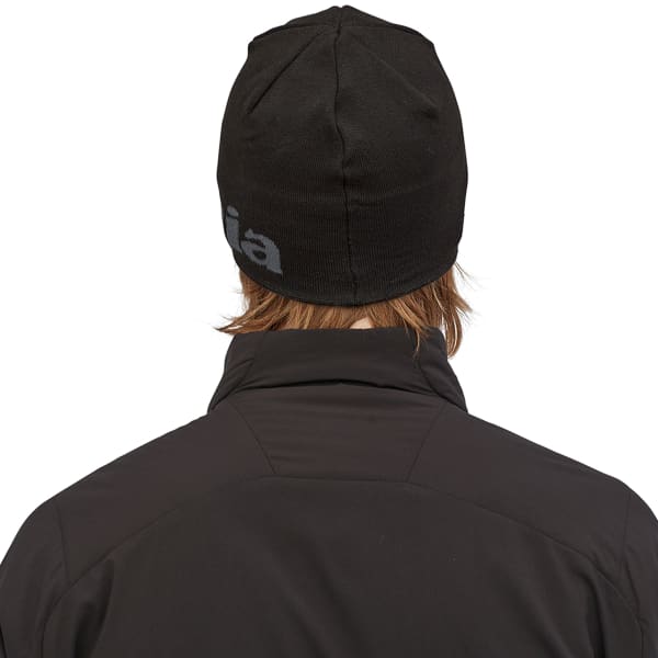 Bonnet PATAGONIA BEANIE HAT LOGO BELWE: BLACK
