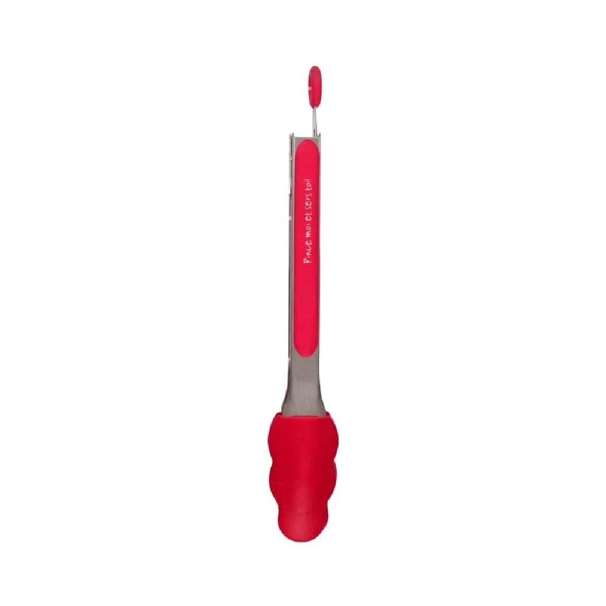 Easy Make Pince de Cuisine en Silicone - Rouge