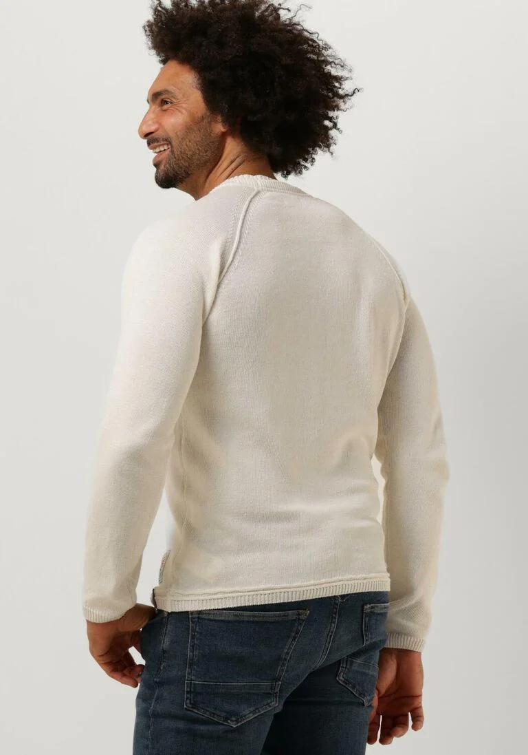SCOTCH & SODA witte scotch & soda trui structured melange pullover