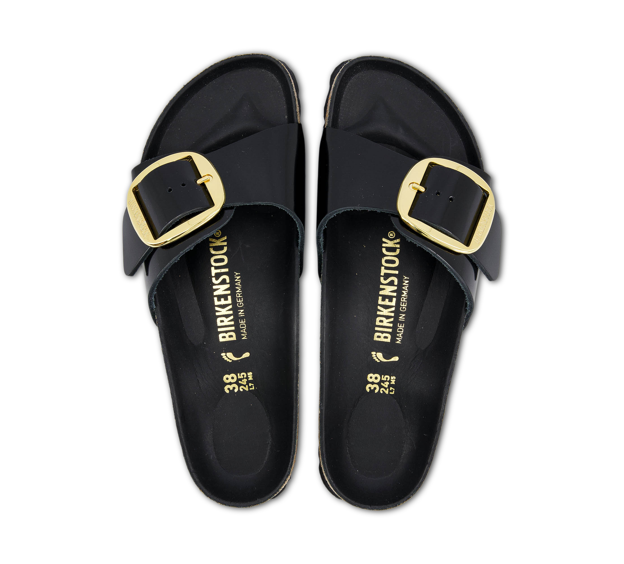 Birkenstock Madrid Big Buckle schwarz