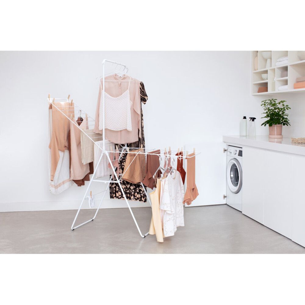 TØRKESTATIV BRABANTIA HANGON 25M HVIT