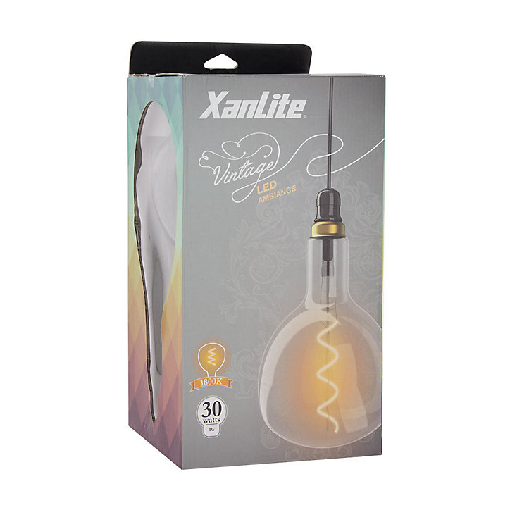 Ampoule LED spiraleE27 R180 323lm 30W IP20 Ø19,1 cm blanc chaud Xanlite