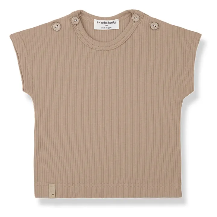 1+ in the family T-shirt Miles Côtelé | Camel